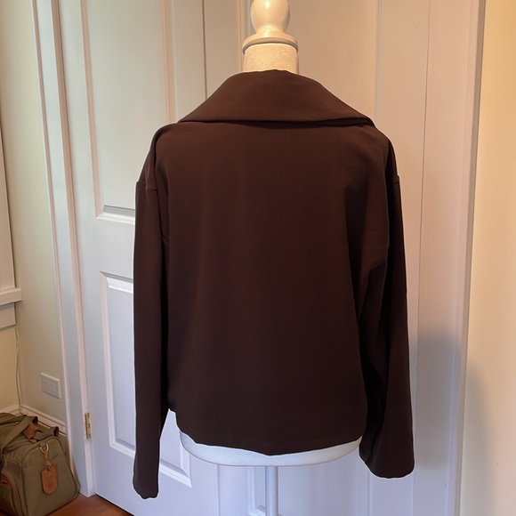 Planet Triple Collar Jacket. Dark brown. One size. EUC - Picture 4 of 7